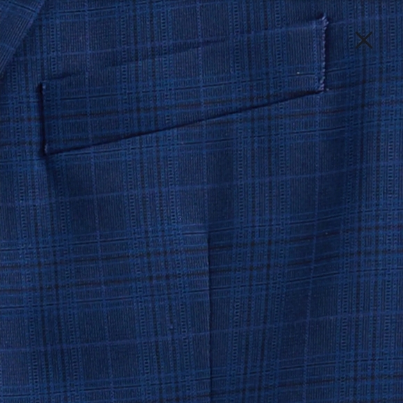 Navy Windowpane Suit [Tailored] HOCO - Picture 3 of 11
